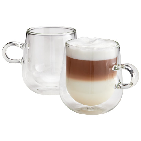 Judge Duo Double Walled Glass Latte Cup 325ml & Reviews Wayfair.co.uk